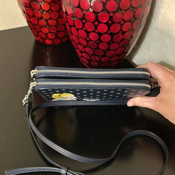 Kate Spade x Disney Alice in Wonderland Double Compartment Crossbody - Picture 4 of 13